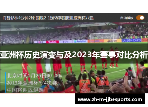 亚洲杯历史演变与及2023年赛事对比分析